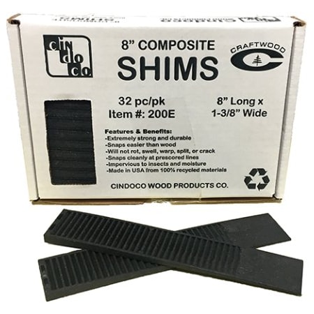 200-E COMPOSITE SHIMS 8 IN, 32PK